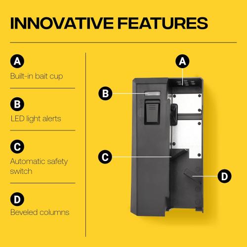 Victor Humane Mouse Traps Indoor for Home - M250BSR-2 - No Touch Electric Mouse Traps for Home, Pack of 2