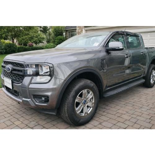 2024-2026 Tape-On Rain Guards for Ford Ranger Side Window Visor Deflectors XL XLT Lariat Raptor Tinted Shades 2025