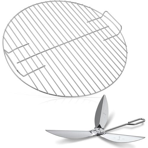 Coolbird Replacement Cooking Grate with 22-1/2-Inch One-Touch Cleaning System Kit