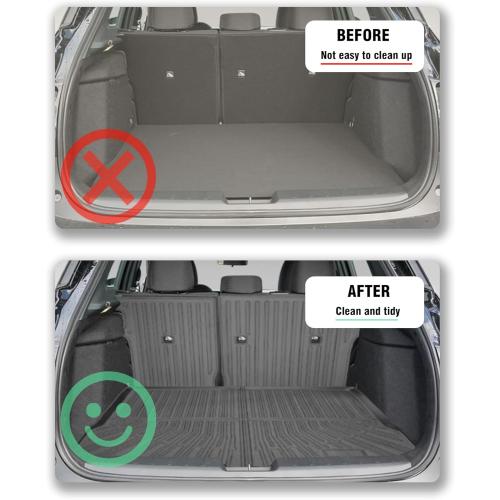 Cargo Liner Compatible with 2025 Nissan Kicks Trunk Mat Cargo Mat Back Seat Cover Protector Vehicle MAT (Backrest Mats Trunk Mat)