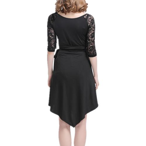 Women 2XL Latin Salsa Tango Dance Skirt Dress Skate Wrap Scarf Dancewear Swing Rumba ChaCha Ballroom Costume