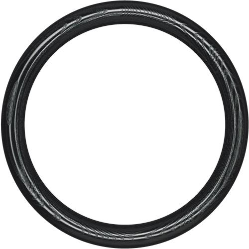 ArtToFrames 14 x 14 Inch 200 Circle Frame Gloss Black Picture Frame Comes with Circle Flat Glass, Circle Frame Back and Wall Hanging Hardware (200C1414GB)