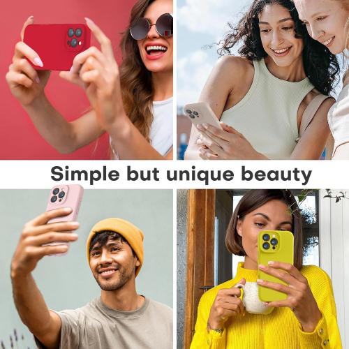 LOVE 3000 Designed for iPhone 16 Pro Max Case, Premium Silicone with [Soft Anti-Scratch Microfiber Lining] Shockproof Protective Phone Case for Men Women Girls 6.9, Chalk Pink
