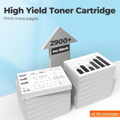 148A Toner Cartridges 4001n 4101fdw for HP 148A 148X W1480A W1480X Toner Cartridge black (2-pack), Laser Jet 4101fdw 4001n Toner Cartridge, for HP Laser Jet Pro MFP 4001n 4001dn 4001dw 4101fdn