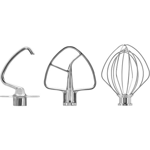 KitchenAid Stainless Steel 3 Piece Kit for 4.5 and 5 Quart KitchenAid Tilt-Head Stand Mixers