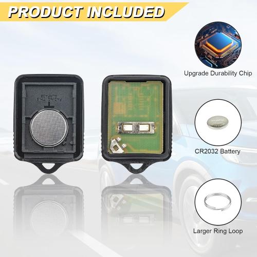 Vurkcy Key Fob Replacement for Ford Expedition Explorer Focus Fusion Mustang Taurus Lincoln Navigator Mercury Sable Car Keyless Entry Remote Control, CWTWB1U212 CWTWB1U331, 4 Buttons