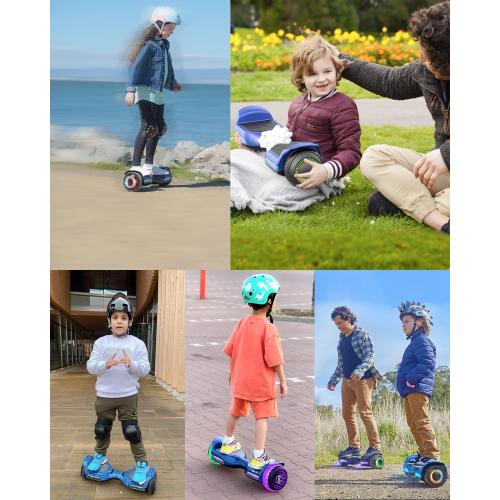 Gyroor Self Balancing Scooter New G13 All Terrain Balancing Scooter with LED Lights & 500W Motor, Self Balancing Off Road with Bluetooth for Kids ages 6-12 and Adults
