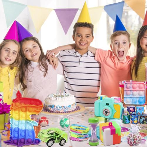 1000 Pcs Party Favors for Kids, Fidget Toys Bulk, Birthday Gift Toys, Fidgets Stocking Stuffers, Treasure Box Party, Goodie Bag Carnival Prizes, Pinata Filler Stuffers Classroom