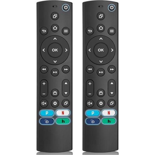 (Pack of 2) Universal Remote Control for Samsung/Insignia/Toshiba/TCL/Vizio/Pioneer/Roku Smart TVs Remote Replacement, Compatible with Voice Smart TV