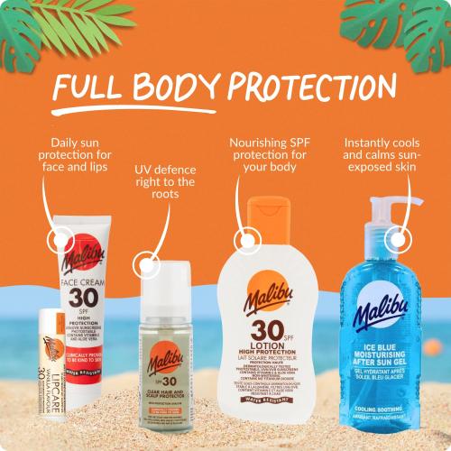 Malibu Sun Fast Tanning Gel, 10.1 Fl Oz, Deep Tan Accelerator with Carrot, Beta Carotene and Vitamin E, Tropical Coconut, Water-Resistant, for Outdoor and Sunbed Use, Made in UK