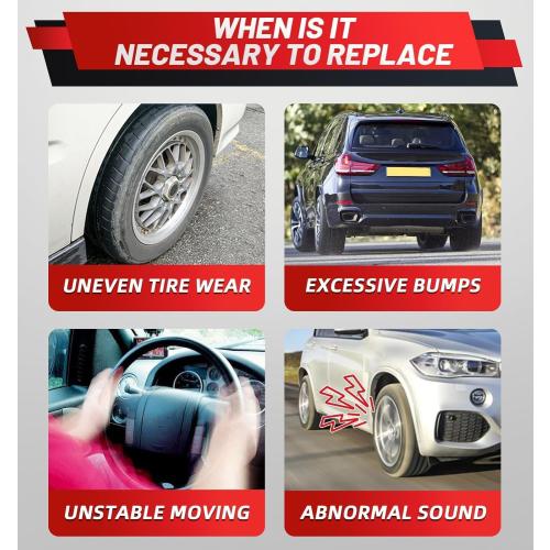 Upgraded Front Struts Assembly w/Coil Spring Shock Absorber Compatible with Honda CR-V 2.4L 2007-2014 2008 2009 2010 2011 2012 2013 Replace 1333365L 1333365R