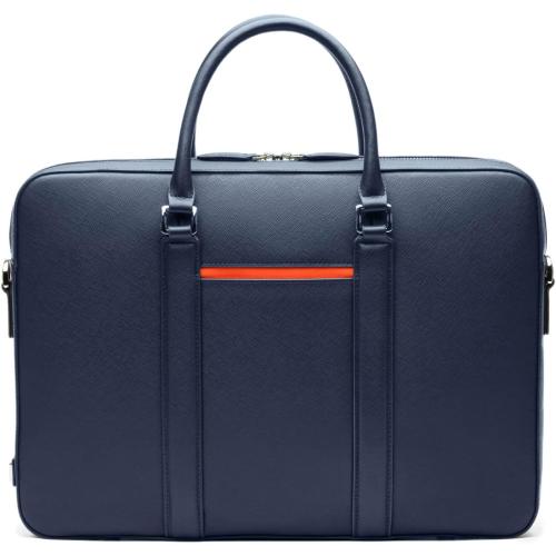 Maverick & Co. Manhattan Leather Laptop Bag – 16” Briefcase for Men, Stylish Business Travel & Work Bag, Fits Laptop, Durable