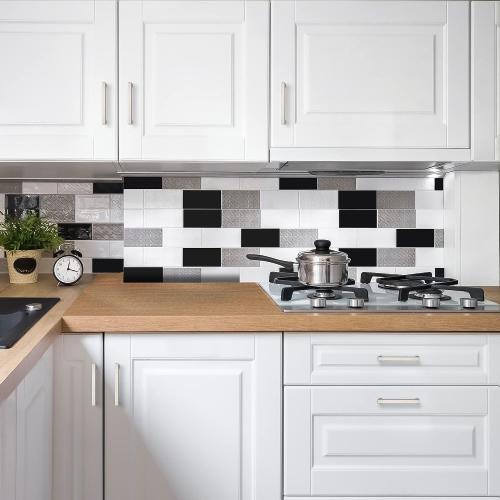 Ravinte 32 Pack 5 Inch Kitchen Square Cabinet Handles Satin Nickel Pulls Brushed Nickel Kitchen Cabinet Hardware Handles for Cupboard Drawer Pulls