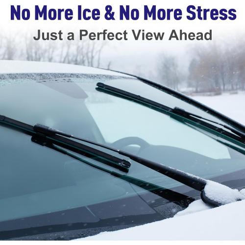 AJK Heated Front Windshield Wipers for BMW iX 2022-2025 (28 22 13) | All-Weather OEM Quality Automotive Replacement Wiper Blades for My Car-Front and Rear Windows