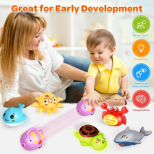 12 Pcs Pull Back Cars for Toddlers 1-3, Animal Pull Back Racing Cars, Bulk Mini Car Toys fors Boys Girls , Party Favors Treasure Box Toys Small Cars Bulk Prizes Easter Basket Stuffers Gift for Kids