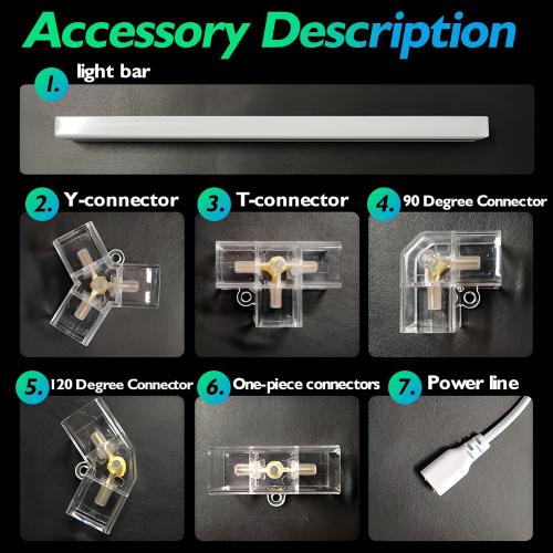 Large Hexagon Garage Lights 14 Hex LED Higher Brightness Lights with Blue Light Rectangle Frame Octagon Honeycomb Lighting for Garage Car Detailing Barber Shop Gym Warehouses.