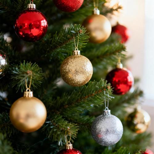 24ct Gold Christmas Ball - 1.18 Inch Shatterproof Christmas Tree Decoration Ornaments Hanging Ball for Xmas Tree, Holiday, Wedding, Party