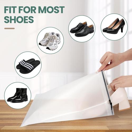 23 Pack Shoe Bags for Travel, 11.8 x 15.7 Waterproof Travel Shoe Bags for Packing,Large Travel Bag for Shoes, Storage Bags Travel Essentials Men for and Women