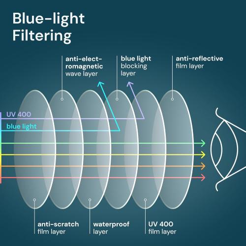 Gaoye 1.0 Professional Reading Glasses for All Day - Computer Readers with Blue Light Protection - Value Pack