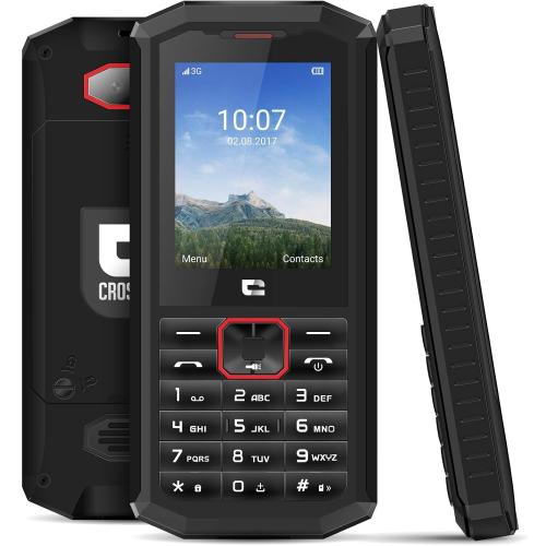 Crosscall Spider-X5 Unlocked Mobile Phone 3G  (2.4 Inch Screen - 64 GB ROM - Dual SIM) Black