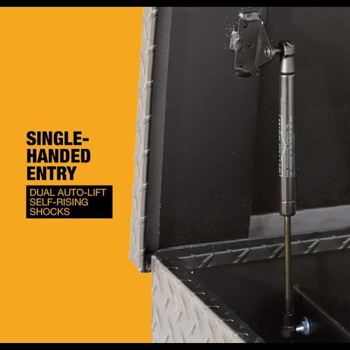 Northern Low Profile Alum Crossover Truck Box 58inx69inx11 3/4in 13inx20in Black