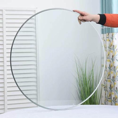 36 Tempered Glass Table Top Round Transparent Table Surface 1/4'' Thick Pencil Polished Edge Multipurpose for Dining, Coffee, Restaurant and End Table (36 inch)