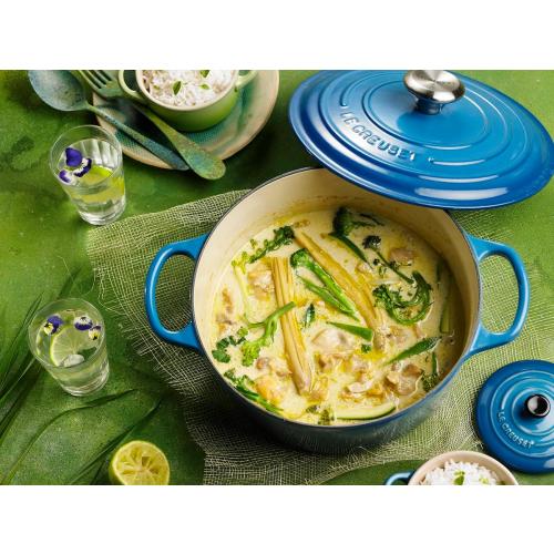 Le Creuset Enameled Cast Iron Signature Round Dutch Oven, 7.25 qt., Marseille