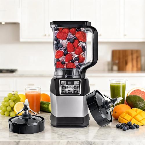 2-pack Extractor Blade Assembly 7 Fins Ninja Blender Blade Ninja Blender Replacement Parts Compatible with Ninja Blenders Auto iQ BL480 BL482 BL642 BL682 NN102