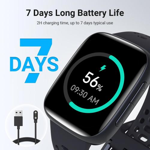 Smart Watches for Men Android iPhone (2 Bands), 1.85 AMOLED Screen Smartwatch Fitness Tracker 3ATM Waterproof with Bluetooth Calls, AI Control, Heart Rate/SpO2/Sleep Monitor, 7 Days Battery