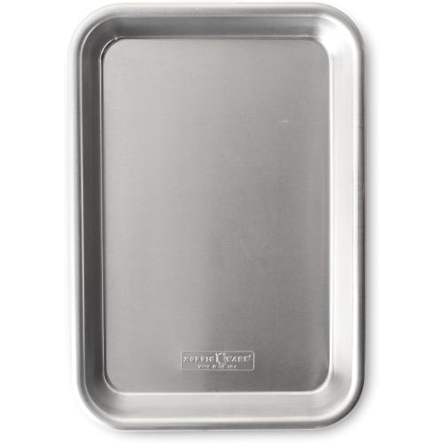 Nordic Ware Naturals Eighth Sheet - USA Made Uncoated Natural Aluminum Commercial Quality Sheet Pan, 1-Pack