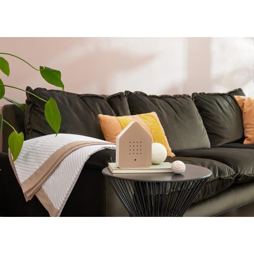 RELAXOUND Original Birdybox Taupe - Modern Nature Sound Box - Relaxing Cheerful Bird Concert - Motion Sensor with Sound - Relaxing Tool