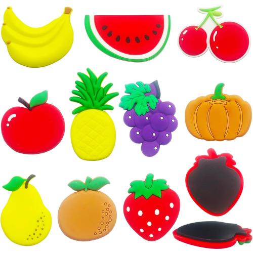 Fridge Magnets for Toddlers 1-3, Fruit Refrigerator Magnets for Kids, 3D Design Magnetic Toys for Toddlers, Durable & Large Size, Full Back Magnet Cute Toy, Early Education Gift for Baby