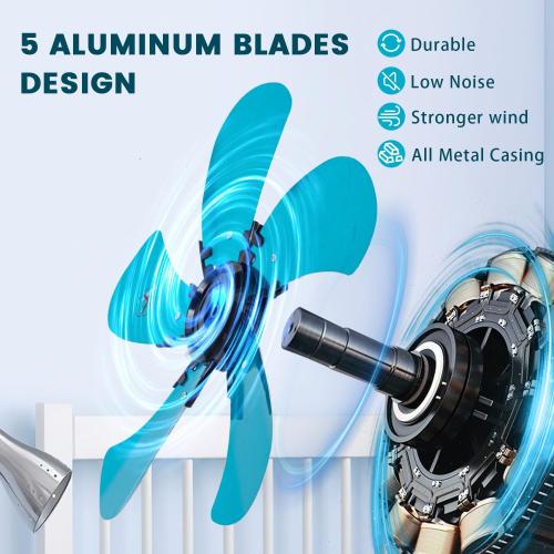 20 Inch Wall Mount Fan with Remote, 3-speed Wall Oscillating Quiet Fan with 5 Blades, Adjustable Tilt and Timing, High Velocity Wall-Mounted Fans for Bedroom, Gym, Office, Warehouse, Garage, SILVER, see the pictures