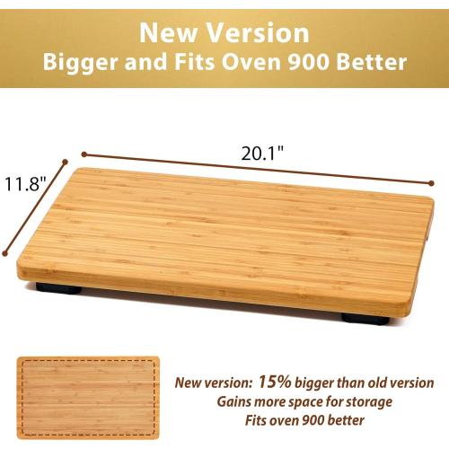 Cutting board Compatible with Breville BOV900BSS the Smart Oven Air Fryer Pro, Accessories for Countertop Convection Oven, With Heat Resistant Silicone Feet, Creates Storage Space, Protects Cabinets