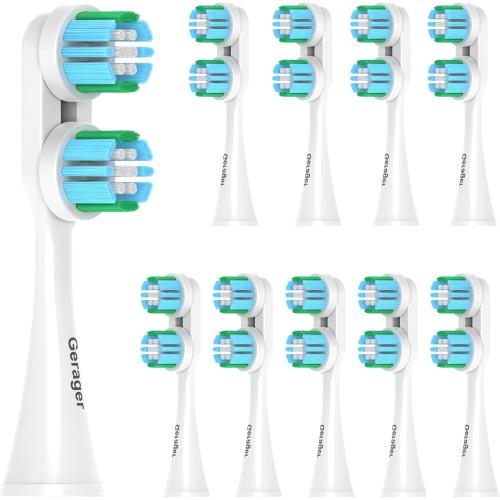Replacement Heads Compatible with Spinbrush Pro Clean Electric Toothbrush AdultsToothbrush Head, 10 Pack Brush Heads Medium Bristles