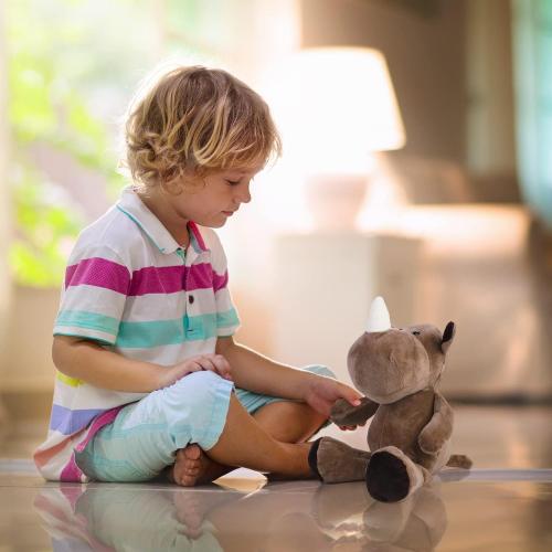 6Pieces Safari Stuffed Animals Plush Jungle Animal Toys 9.8 Inch Zoo Stuffed Animals