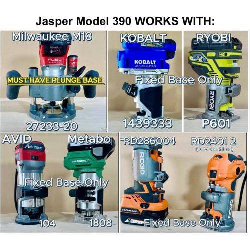 Yellow Jasper 390 XLC Router Circle Cutter Jig – Cut 184 Perfect Circles from 7 to 52¾ – Built for Compact, Trim & Cordless Routers – Empower Your Craft with Pro-Grade Precision