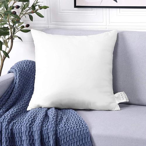 Artscope Premium Throw Pillow Insert Square Form Cushion Stuffer for Couch, Sofa, Bed - Indoor Decorative Pillows Inserts 18x18 Inch