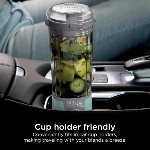 Ninja Blast 16 oz. Personal Portable Blender with Leak Proof Lid and Easy Sip Spout, Perfect for Smoothies, Cordless, USB-C Rechargeable, Dishwasher Safe Parts (Renewed) (Forest Green)