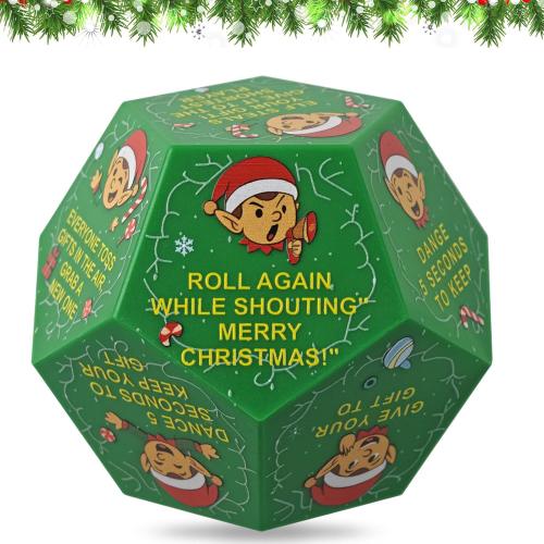 Hilarious Exchange Party Game Dice, Exchange Gifts Family Game, Christmas Stocking Stuffers White Elephant Gifts for Teens Adults, Gift Exchange Dice for Family Friends Holiday Xmas Party Supplies