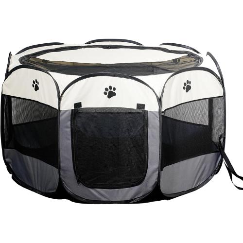 Portable Pet Playpen, Dog Playpen Foldable Pet Exercise Pen Tents Cat House Playground for Puppy Kitten Indoor Outdoor Travel Camping Use