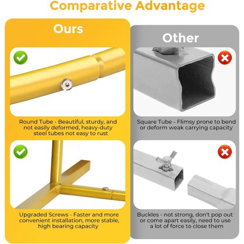 Metal Arch Backdrop Stand, 7.2FT 6FT Wedding Arch Frame, Gold Wedding Arch Backdrop Stand Set of 2, Balloon Arch Backdrop for Wedding Birthday Party Baby Shower Graduation Ceremony Decor