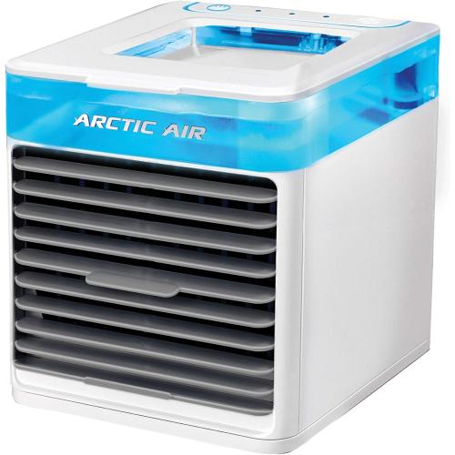 Arctic Air Pure Chill Evaporative Air Cooler By Ontel - Powerful 3-Speed Personal Space Cooler, Quiet, Lightweight And Portable For Bedroom, Office, Living Room & More