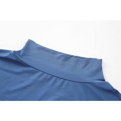 Size small Active USA Lightweight Mock Turtleneck Crop Tops Long Sleeve Casual Base Layer for Women