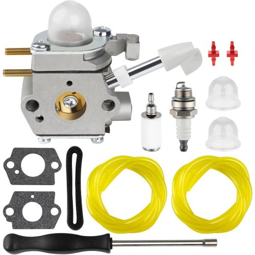 308054114 Carburetor for Homelite 26B Leaf Blower fit UT09526 Carburetor 308054075 Tune Up Kit with Air Filter Adjusting Tool Fuel Line