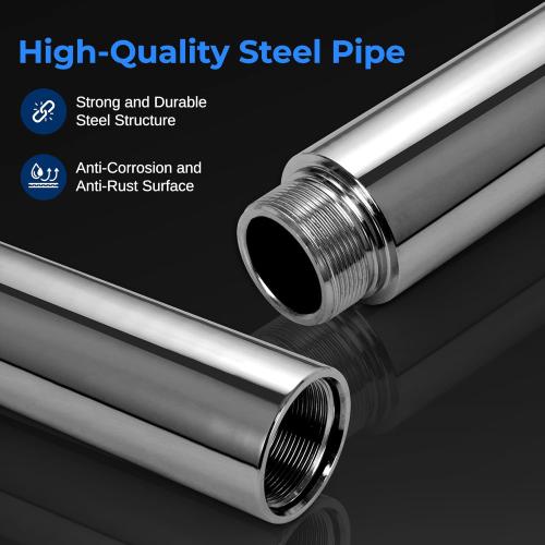 SereneLife Professional Spinning Dance Pole, 45mm Portable Exercise Pole for Fitness – Durable Steel Build, Anti-Rust Finish, Suitable for Home, Club, Gym, Party, Pub