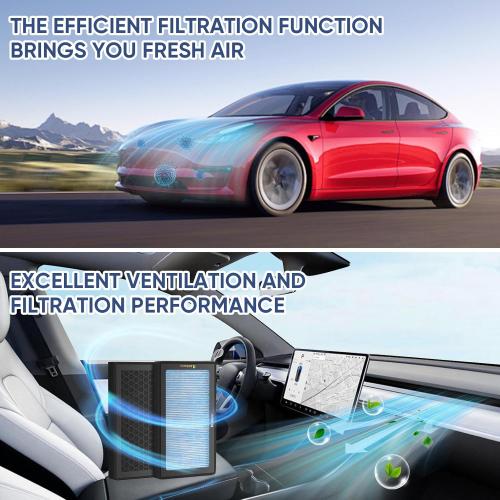 Tesla Model 3 Model Y HEPA Cabin Air Filter Replacement
