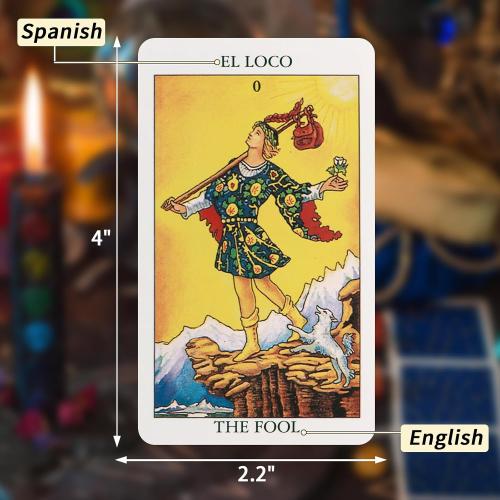 Cartas de Tarot en Español: Spanish Tarot Cards, Originales Cartas Tarot con Guia para Principiantes - Cartas de Tarot