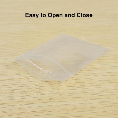 120 PCS Small Plastic Bags for Jewelry, 2 x 2.76 Resealable Clear Poly Baggies, 2.4 Mil Mini Zip Bags for Small Business, Storage, Gifts, Candy, Screws
