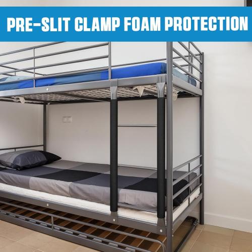 Hanaive 4 Pcs 40 Inch x 4. 1 Inch Jumbo Pool Noodles Bulk Large Swimming Swim Noodles for Floating Craft Projects Pre Slit Clamp Foam Protection Foam Tube Padding Bumper(Black)